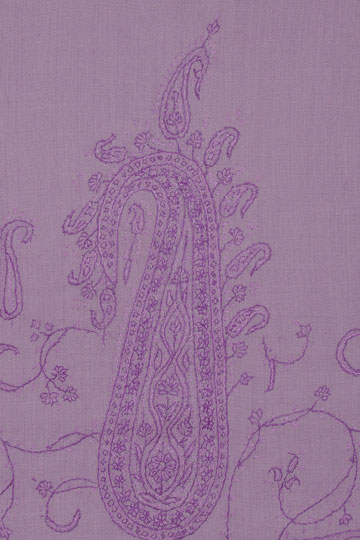 カシミール手針刺繍の拡大図